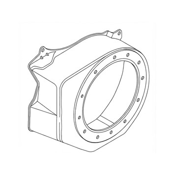 19610ZE1811ZB Cover Fan Nh1 Honda Genuine OEM Part