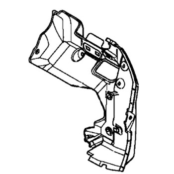 19641-ZDW-000 - Shroud R. (Lower) - Honda Original Part - Image 1