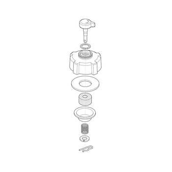 17620ZC3040 Cap Assy. Fuel Tank Honda Genuine OEM Part