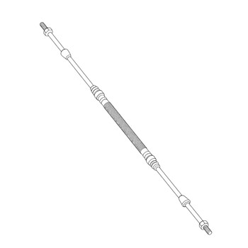 24939ZY6A01 CABLE (33HPC39FT)l Honda Engines Original Part