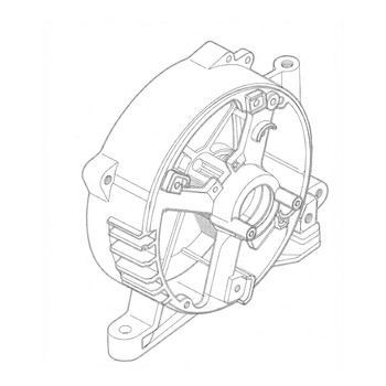 31108ZB4631 HOUSING; RR.l Honda Engines Original Part