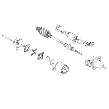 31200ZG4611 MOTOR ASSY.; STARTERl Honda Engines Original Part