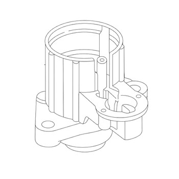 31235ZY6003 BRACKET; FR.l Honda Engines Original Part