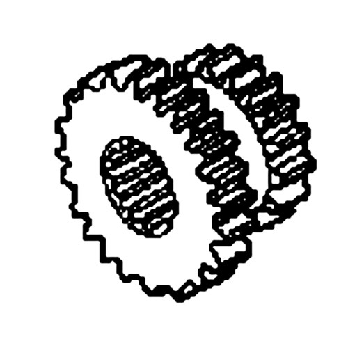 23451-733-000 - Gear (18Teeth/23Teeth) - Honda Original Part
