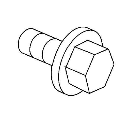 90148-SE0-003 - Bolt Ground (6X16) - Honda Original Part