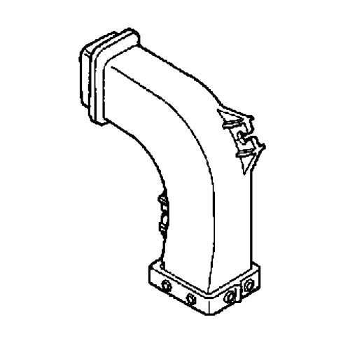 17393-ZW1-030 - Duct Muffler - Honda Original Part ** SUPERSEDED TO 17393-ZW1-040 **