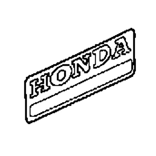 78140-YG4-750 - Mark (Wb30Xt) - Honda Original Part
