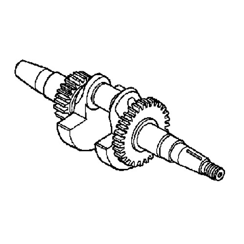 13310-ZB0-000 - Crankshaft - Honda Genuine OEM Part