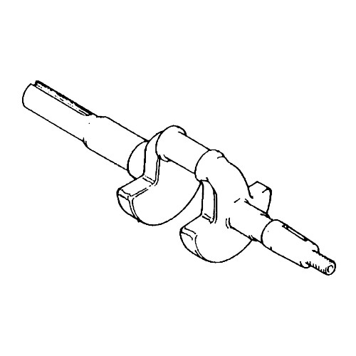 13310-889-010 - Crankshaft - Honda Genuine OEM Part