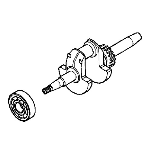 13310-ZC0-010 - Crankshaft - Honda Genuine OEM Part