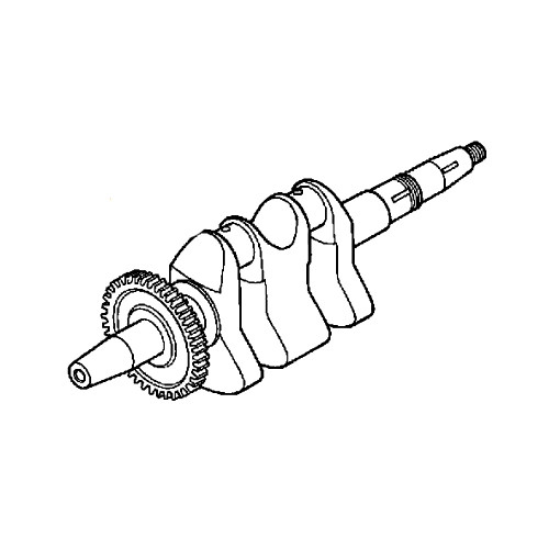 13310-ZA0-930 - Crankshaft - Honda Genuine OEM Part ** SUPERSEDED TO 13310-ZA0-931 **