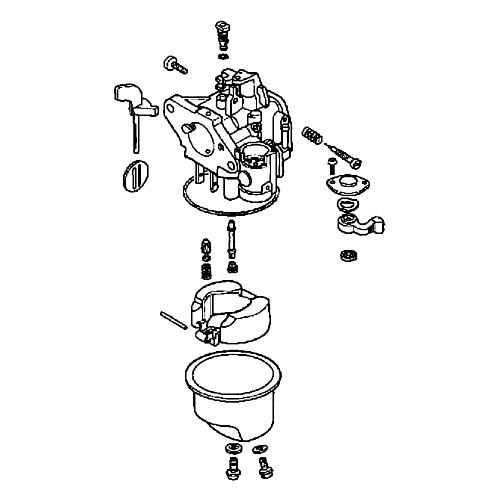 16100-ZG0-015 - Carburetor (Bf11A B) - Honda Genuine OEM Part ** SUPERSEDED TO 16100-ZG0-035 **