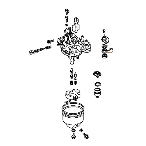 16100-Z8T-801 - Carburetor (Be80K A) - Honda Genuine OEM Part