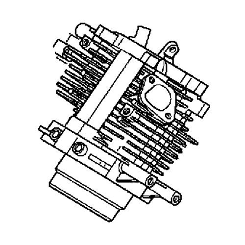 12110-Z6L-901 - Cylinder Head - Honda Genuine OEM Part 12110-Z6L-901 - Cylinder Head - Honda Genuine OEM Part