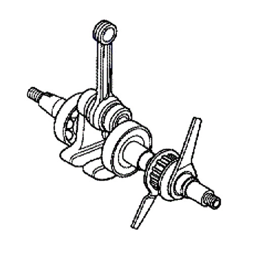 13310-Z3E-306 - Crankshaft Comp - Honda Genuine OEM Part