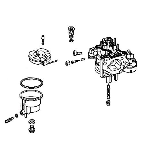 16110-Z1D-D25 - Carburetor Set - Honda Genuine OEM Part