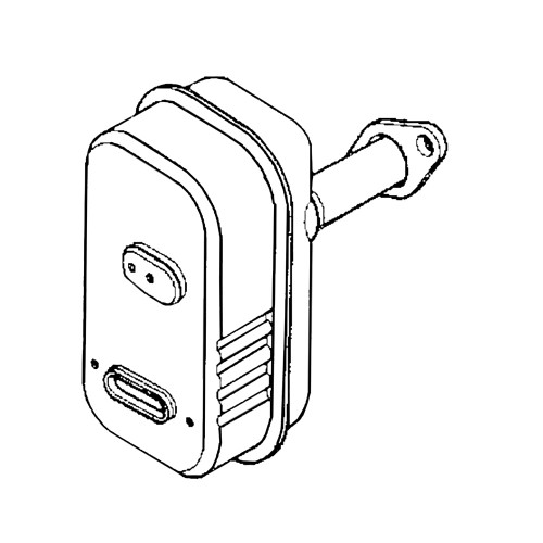 18310-887-020 - Muffler - Honda Genuine OEM Part