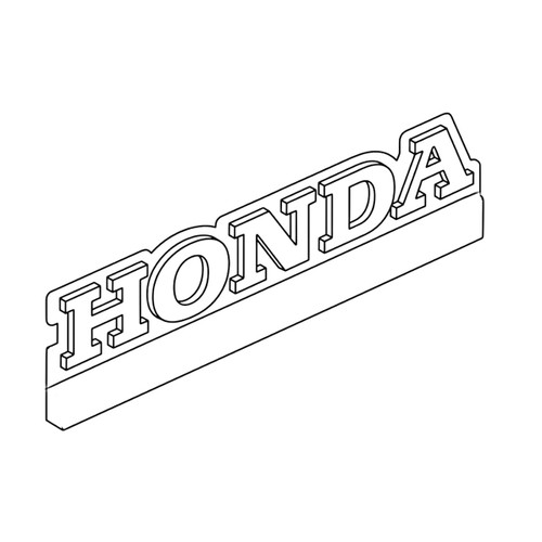 78145-YD4-010 - Mark (Wt40X) - Honda Genuine OEM Part