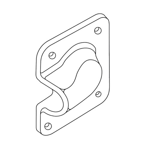 18342-733-010 - Guide Muffler - Honda Genuine OEM Part