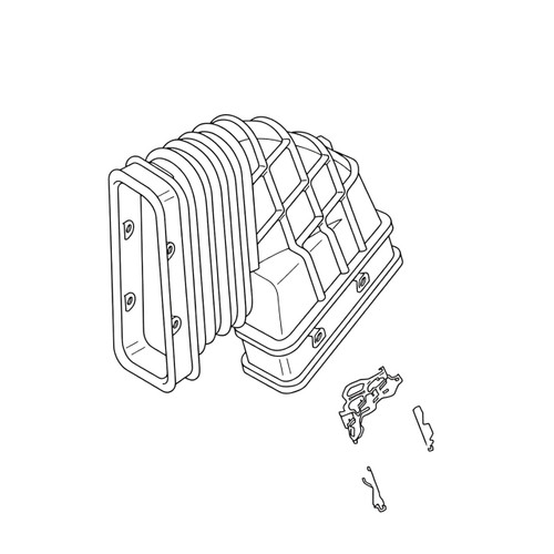 17240ZG8800 Tube Air In Honda Genuine OEM Part