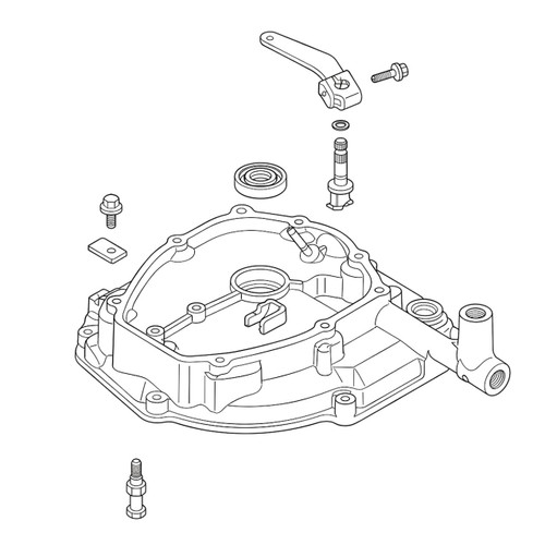 11340Z0G405 Cover Crankcase (000) Honda Genuine OEM Part