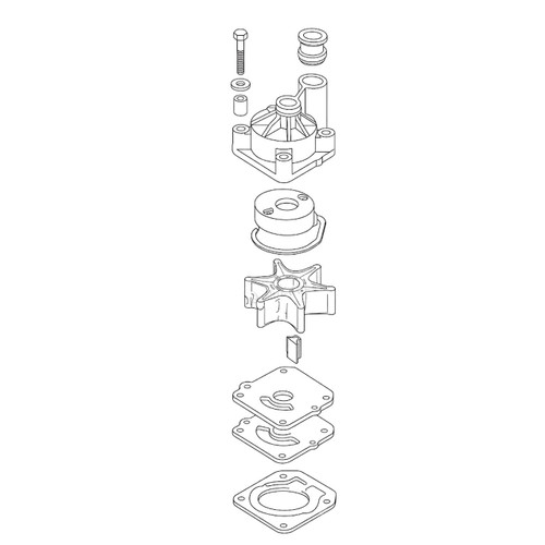 06193-ZW5-050 - PUMP KIT; IMPELLERl - Honda Engines Original Part