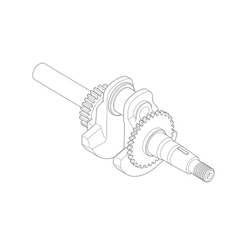 13310ZL0672 Tapered Crankshaft (VSpecification) Honda Genuine OEM Part