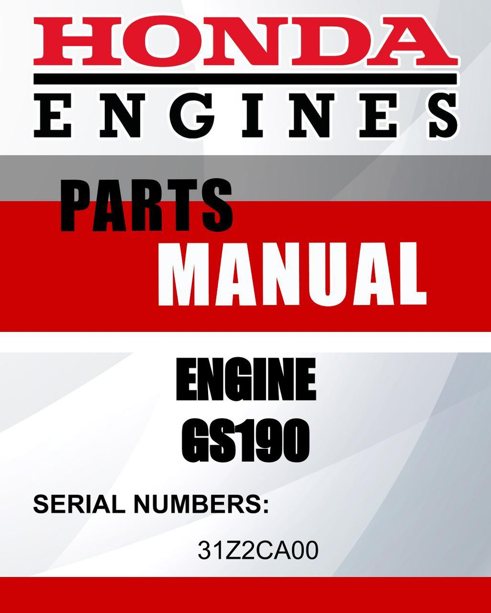 Parts Manual Honda Lawn Mowers Parts