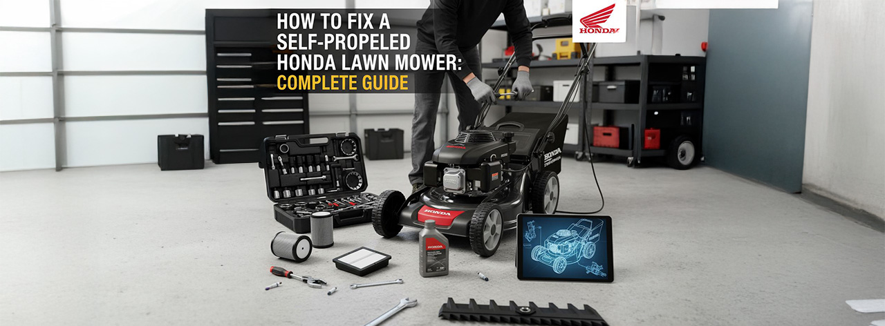 How to Fix a Self-Propelled Honda Lawn Mower: Complete Guide - Honda ...