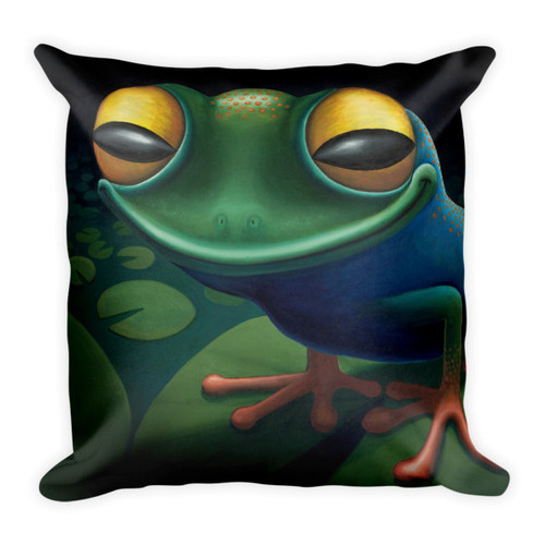 Happy Frog Pillow