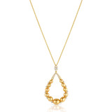 Golden South Sea Keshi Pendant