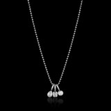 14KWG Diamond Bezel Charm Pendant-1
