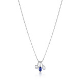 14KWG Diamond Bezel Charm Pendant-2