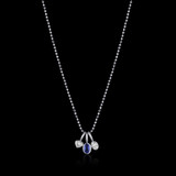 14KWG Diamond Bezel Charm Pendant-2