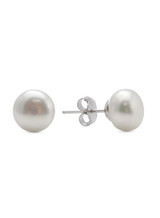 Sterling Silver Basic Stud Earrings with Freshwater Pearls