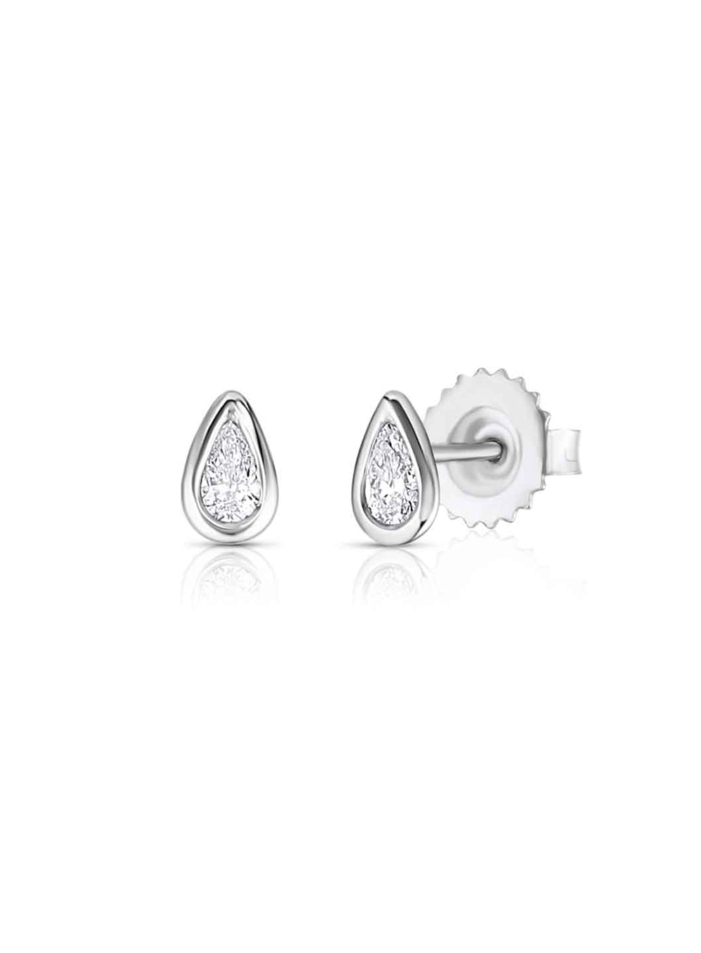 Multi-Diamond Center Pear-Shaped Necklace & Earrings Gift Set 1 ct tw 10K  White Gold | Kay