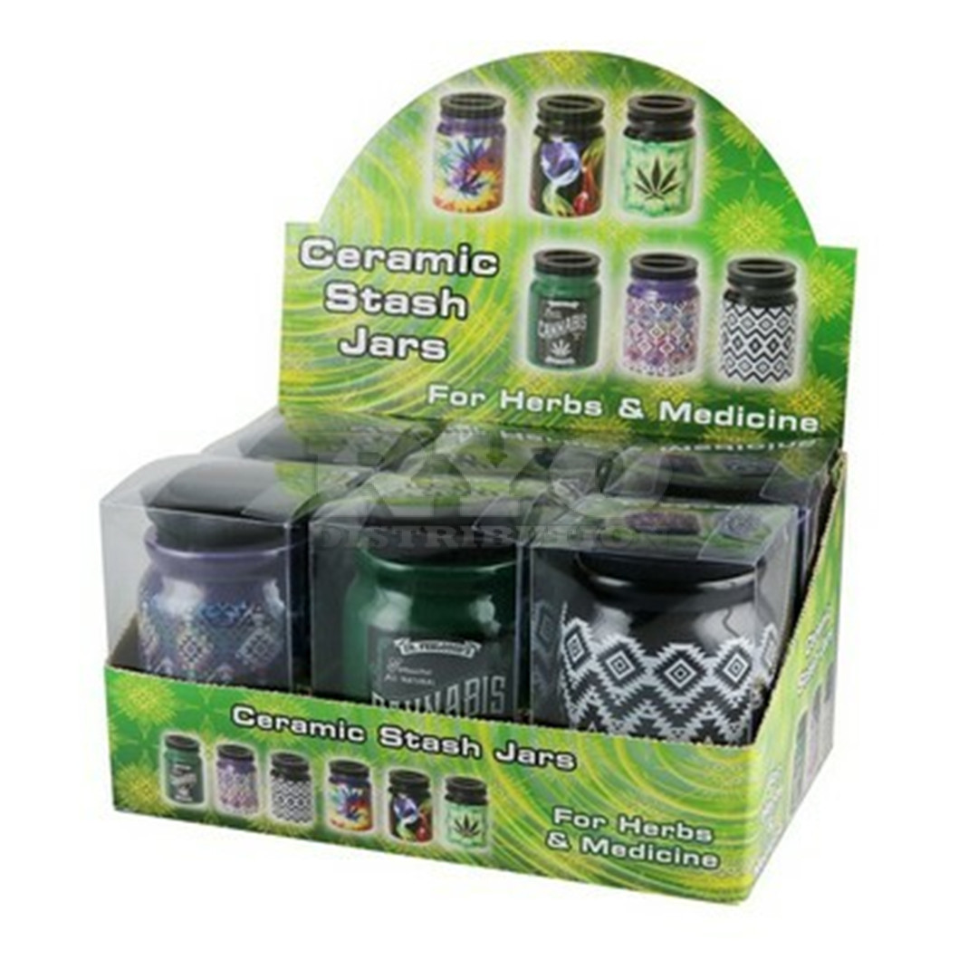STASH IT CERAMIC JAR LARGE 1/4 OZ RYO Distribution