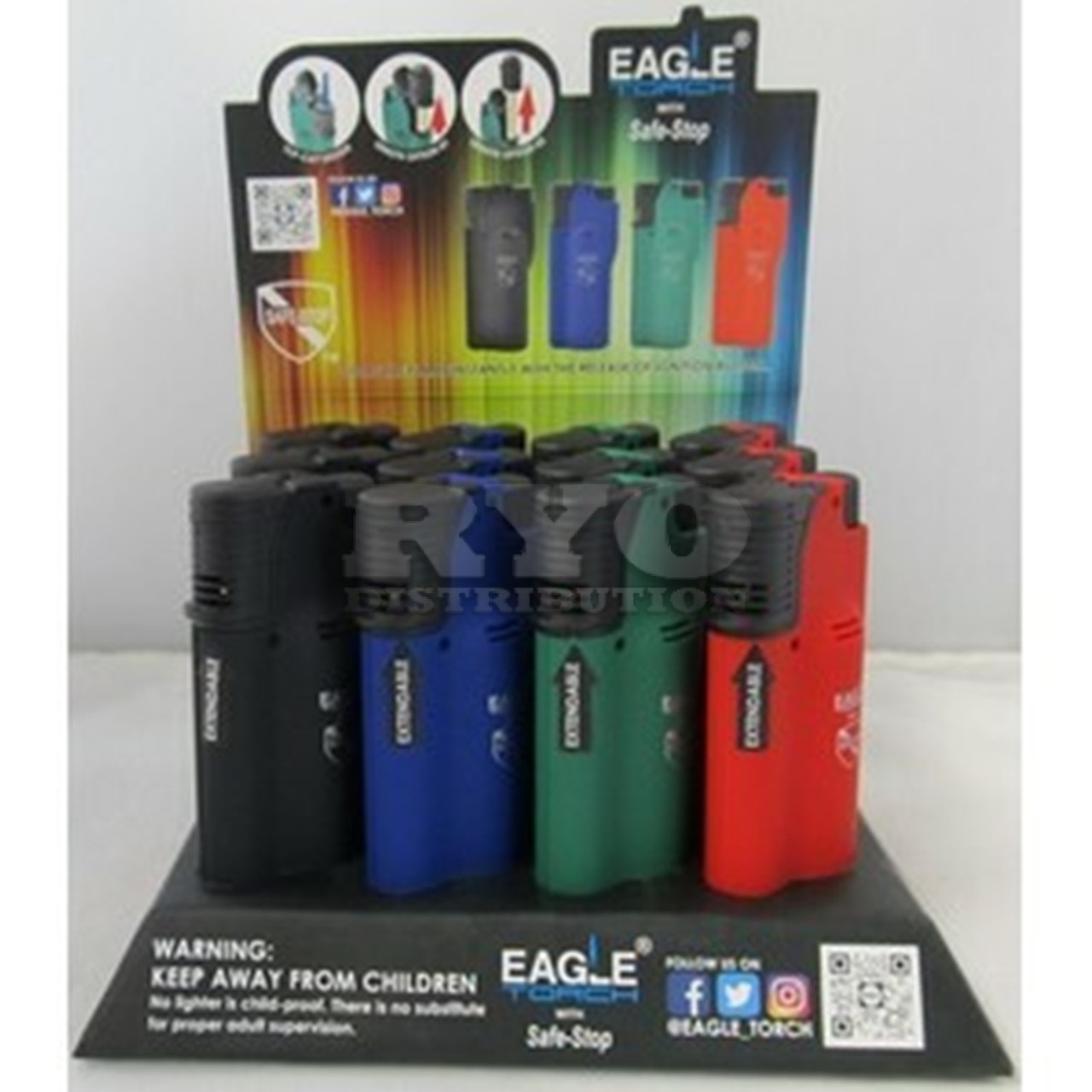 EAGLE TORCH EXTEND W/ FLIP TOP RYO Distribution