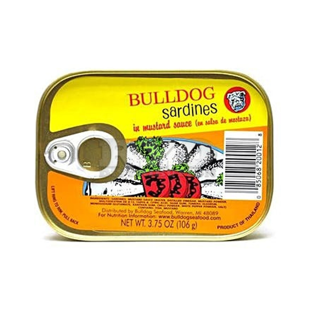 SARDINES MUSTARD SAUCE BULLDOG 1CT RYO Distribution