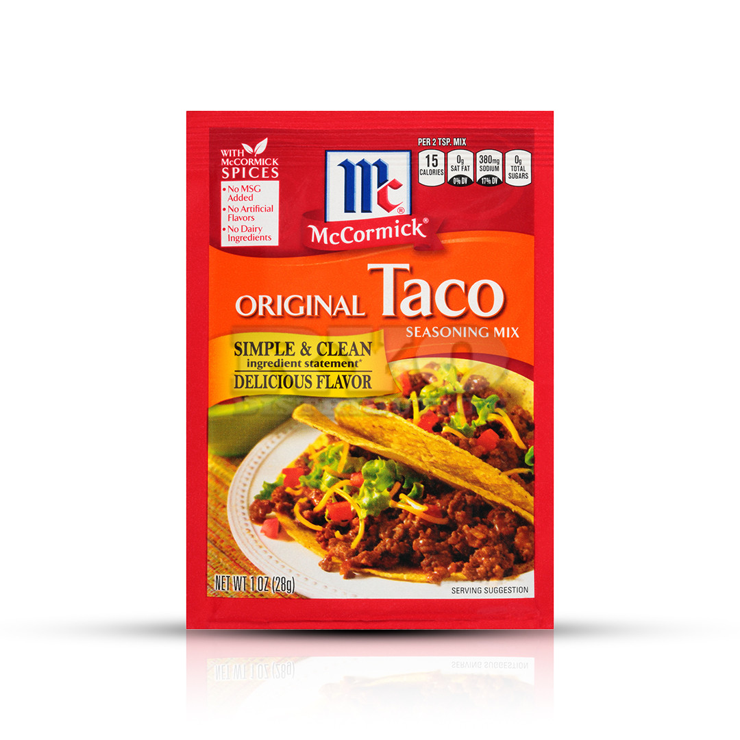 MCCORMICK ORIGINAL TACO SEASONING MIX RYO Distribution