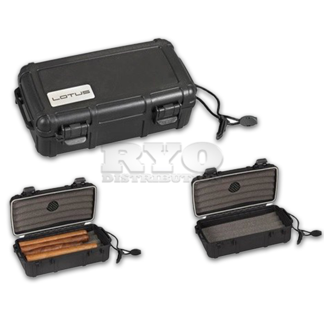 LOTUS CIGAR CASE TRAVEL HUMIDOR 10CT RYO Distribution