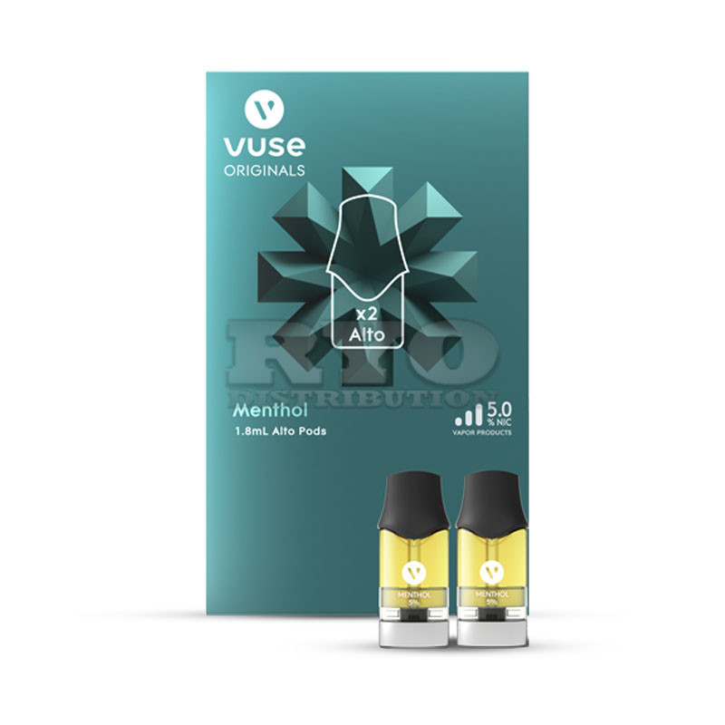 Vuse Alto Menthol Flavor 5 Pod 2pk RYO Distribution