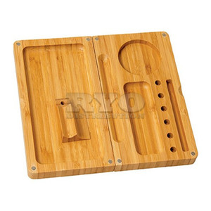 RAW Bamboo Rolling Mat Natural Tobacco Cigarette Rolling Tray
