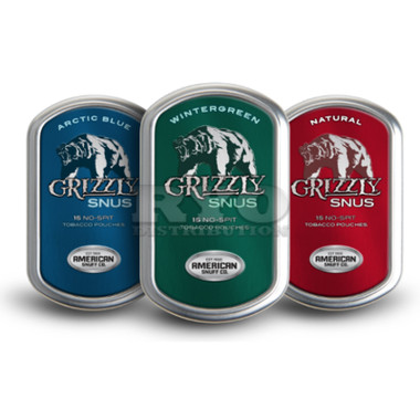 Grizzly Snus Smokeless Tobacco - 5ct Tin