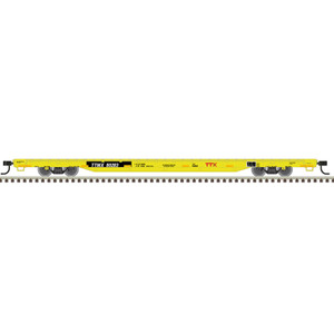 Atlas Trainman HO 20006473 Bulkhead Flat Car, TTX (Forward Thinking), #80627 Atlas Trainman HO 20006473 Bulkhead Flat Car, TTX (Forward Thinking), #80627