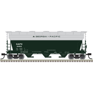 Atlas Trainman HO 20006503 3560 Covered Hopper, Georgia Pacific, #1001 Atlas Trainman HO 20006503 3560 Covered Hopper, Georgia Pacific, #1001