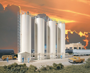 Walthers Cornerstone HO 933-3081 Plastic Pellet Transfer Facility Kit Walthers Cornerstone HO 933-3081 Plastic Pellet Transfer Facility Kit