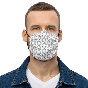 Railroad Crossbucks Premium face mask Railroad Crossbucks Premium face mask