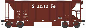 Bowser HO 43142 70 Ton 2 Ballast Car with Side Chutes, Santa Fe, #177835 Bowser HO 43142 70 Ton 2 Ballast Car with Side Chutes, Santa Fe, #177835