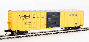 Walthers Mainline HO 910-1864 50' ACF Exterior Post Box Car, Railbox #30091 Walthers Mainline HO 910-1864 50' ACF Exterior Post Box Car, Railbox #30091